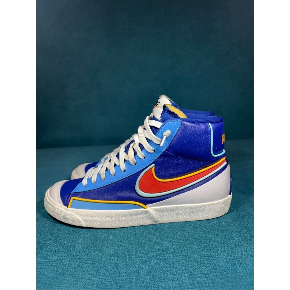 Nike Blazer Mid 77 Infinite DMSX Deep Royal Blue Chile Red DA7233-400 Men’s Size